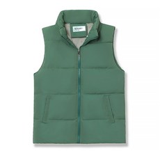 마켓에이 여성용 컬러 벨벳안감 패딩조끼