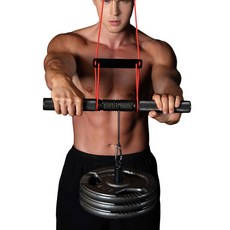 韓國 GD 固定懸掛式配重收線器 高級款健身器材 + 懸掛配件組, 1套, 紅色(繩)