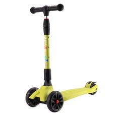 21st ScooTer 彩色折疊滑板+風車, 淺豆綠