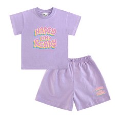 KIDSCREW 兒童透氣Happy&Ready短袖 + 短褲套裝