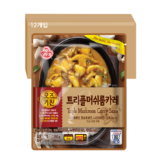 Oz Kitchen Ottogi 三重蘑菇咖哩, 250g, 12個