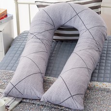 boneve 睡眠U型棉枕, 灰色