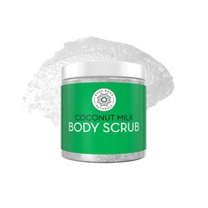 PURE BODY NATURALS 椰奶身體磨砂膏, 1罐, 340g