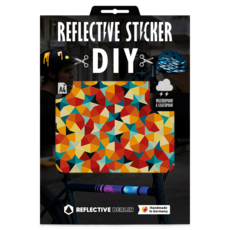 利普萊提柏林 反光貼紙 DIY A4 圖案合輯, 1個, 淡色復古