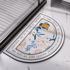 Witherhome 小鳥重點地墊, 藍色, 1個