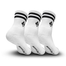 mont-bell 男款經典雙環緩震中筒登山襪 MB-S05, 白色