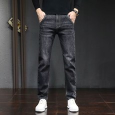 INFIOUS 男士Sae-bi修身直筒牛仔褲