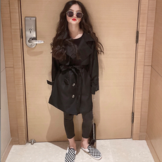 ORANGEDAMOM 女童日常寬鬆版風衣