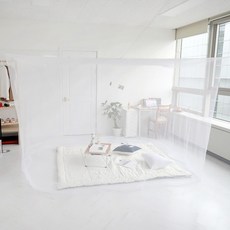SamjeongCleanmaster 方型蚊帳, 白色的