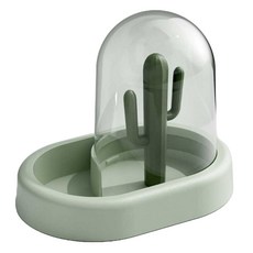 Kamurara 倉鼠仙人掌餵食器, 1個, 綠色