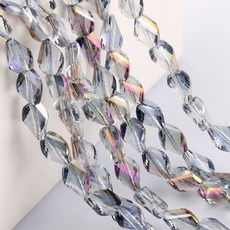 Alode 閃亮麻花 DIY 串珠 8 x 12 mm, TYPE 05, 1個