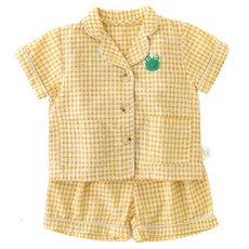 JOY MULTI 格紋短袖T恤+短褲