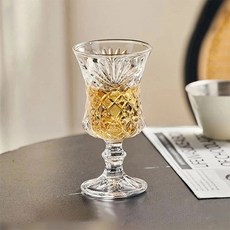 法式瑪爾斯 水晶立式迷你紅酒香檳杯 透明, 1個, 120ml