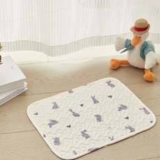 데이소이 고양이 러블리 캐릭터 디자인 방석매트, 14 하트 토끼, 1개