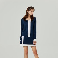 女款針織基本版型兩件式套裝 HALEY HF-TD1322GR01