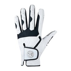 Rion 男士用 防滑 高爾夫手套 左手用 HY600, 白色, 1個