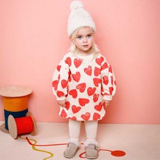mollimelli 孩童愛心圖案長袖衛衣