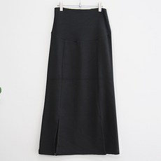 이얀 앞트임 기모 임산부 롱 치마