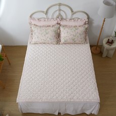 로라애슐리 프릴리 60수 모달 논슬립 패드, 핑크