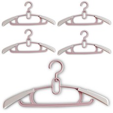 itgom 兒童用防滑衣架, 粉紅色, 5個