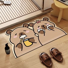 다다랜드 카피바라 빨아쓰는 규조토 발매트, 치카치카 카피바라