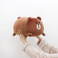 NARA HOME DECO Brown&Friends 舒適靠墊, 棕色