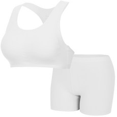 柔軟無縫Y形內衣+平角短褲套裝 Junior