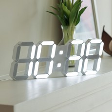 FLaiTO Pure 3D LED 室內壁鐘 Season 5 38cm, 白色