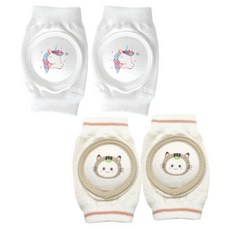 Veissue 獨角獸護肘 2入+微笑貓護肘 2入, 獨角獸, 微笑貓