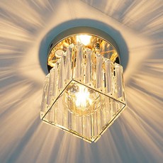 空間LED 玄關 DS 巴黎方形感應燈, 金色, 1個