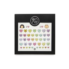 onew nail 情歌 美甲貼紙, 混色, 1組