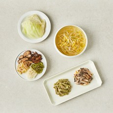 식탁위의사계 가정식 한상차림 3-4인분 2.19kg 국 + 요리 + 반찬4p 세트, 1세트