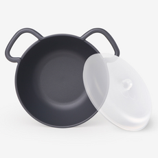 NIneware 動物小狗麥片碗 + 蓋子組, 灰色, 1套