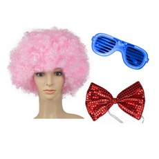 派對彩色捲髮假髮套組, 12型