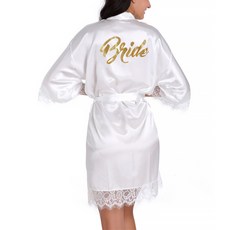 고급 레이스 브라이드 샤워 가운 XL, 화이트, 1개 홈인테리어/수건/타월 반품 최저가 12,800원