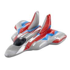 Bestway 飛機造型水上浮椅, 灰色, 1入