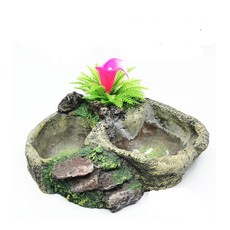 marketpia 爬蟲類飼養箱飲水餵食碗 06 GD008, 混合顏色, 1個