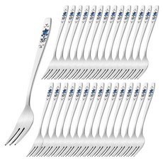 GENIAL 紫羅蘭茶叉, 混色, 30個