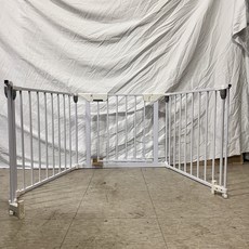 kiwObOri 寵物玄關鞋櫃專用可折疊多功能安全門組 CMER50, 1套, 白色