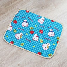 요런개 반려동물 캐릭터 귀여운 아이스 매트, 01. 토끼, 1개