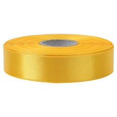 Munggu 高級亮面單面緞帶 25mm 13號 金黃色 1入 45m, 1個, 13 金黃色