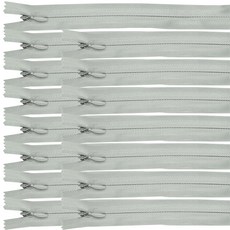 JSTrading 콘솔지퍼 25cm, 09 그레이, 15개