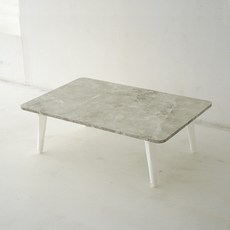 트리팜 프라하 LPM 6단 높이조절 접이식 테이블 라운드, 마블클래식