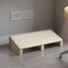 에나수 사무용 편안한 원목 발받침대 대, 아이보리