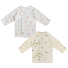 BABY&I 嬰幼兒紗布肚衣2件組