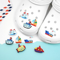 洞洞鞋配件鞋扣 海上小船款