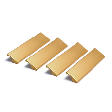 把手世界 Terracan 2孔家具把手 香檳金 P96, 4個