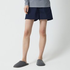 JAJU 女性透氣60支棉三分睡褲