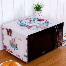 簡約亞麻微波爐罩 W02 2入, 類型5