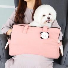 AMYLOVESPET 寵物 Rene Copen 山茶花肩背包, 粉紅色, 1個